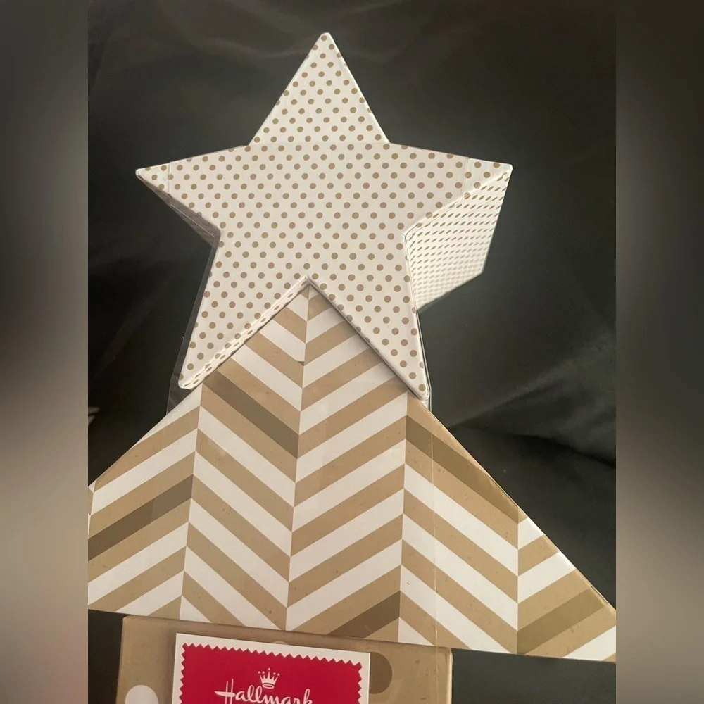 Hallmark Gold and White Multipurpose Gift Boxes, 3 boxes, NWT